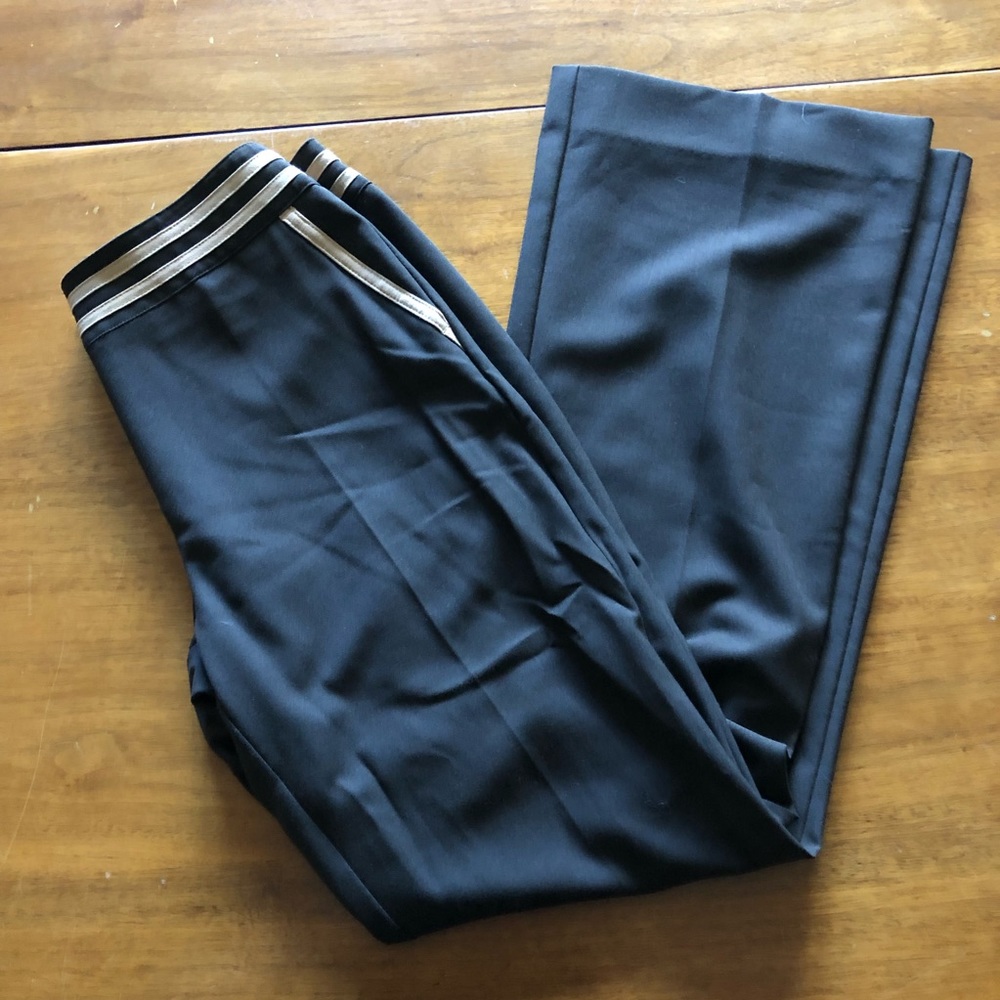Limited brown career pants with tan accents size 6